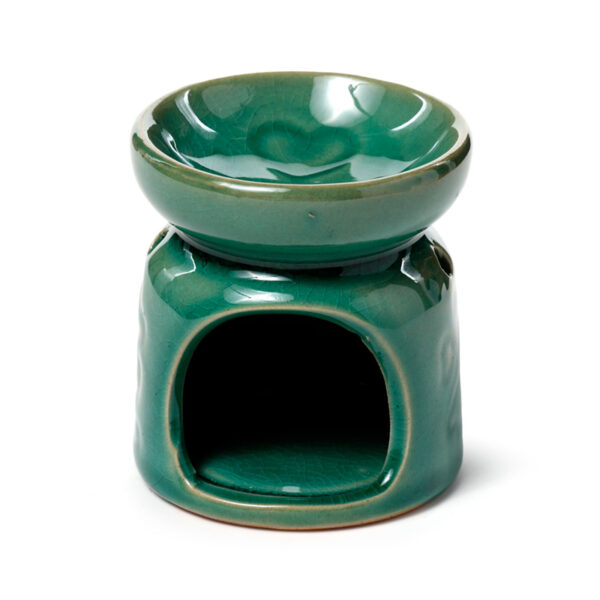 Mini Ceramic Oil Burner - Heart Design - Image 8