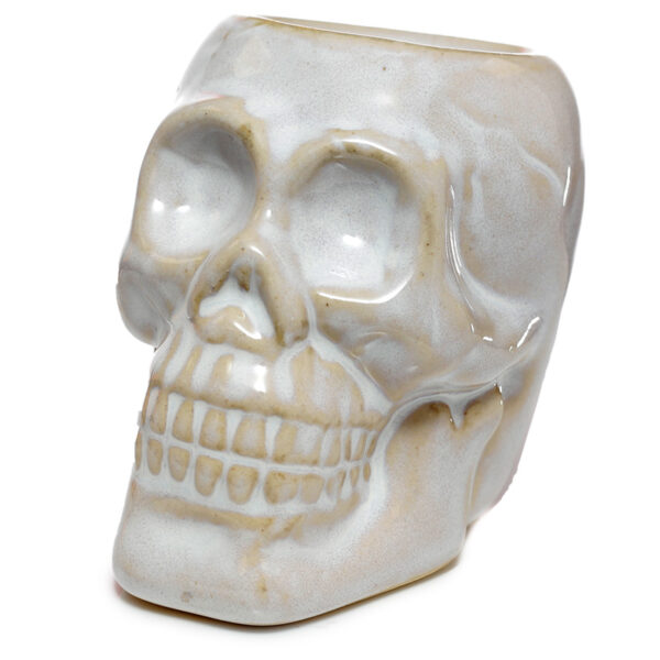 Mini Ceramic Oil Burner - Skull - Image 2