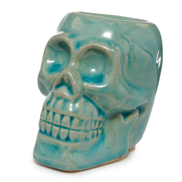 Mini Ceramic Oil Burner - Skull - Image 3