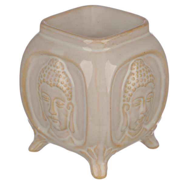 Embossed Buddha Ceramic Oil Burner - Image 2
