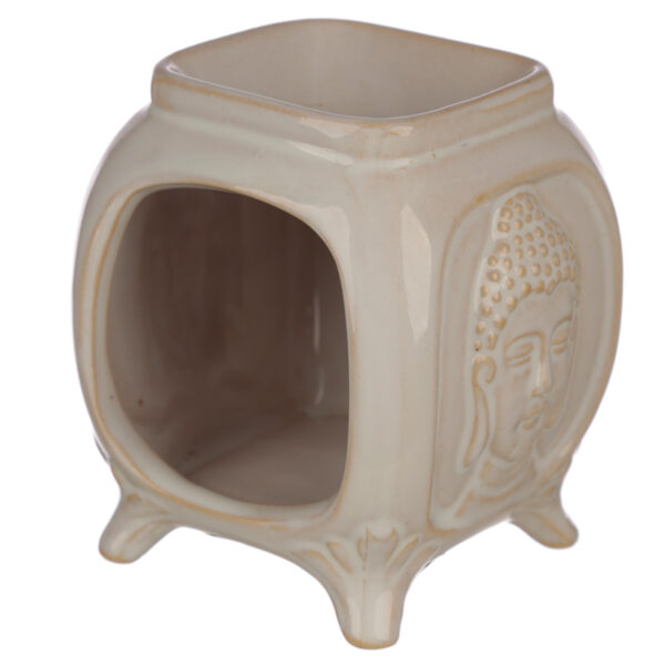 Embossed Buddha Ceramic Oil Burner - Image 4