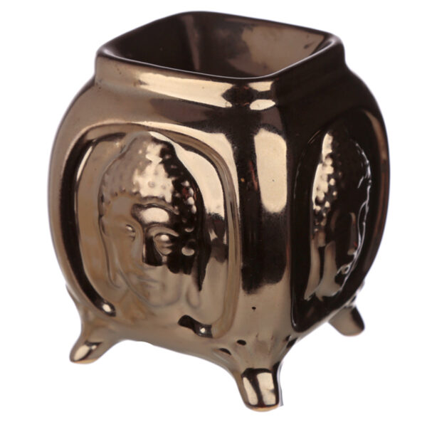 Embossed Buddha Ceramic Oil Burner - Image 6