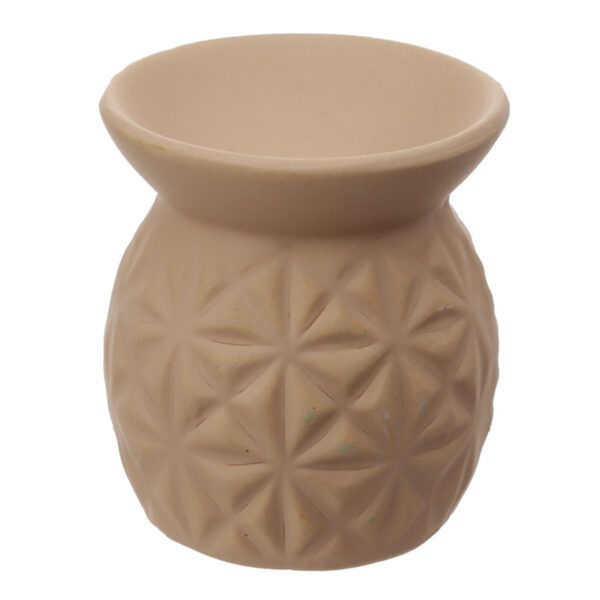 Embossed Triangle Pattern Ceramic Eden Oil Burner - Image 3