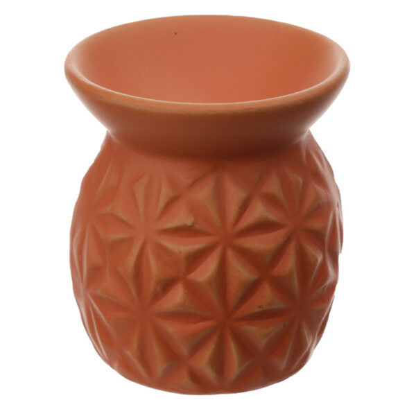 Embossed Triangle Pattern Ceramic Eden Oil Burner - Image 4
