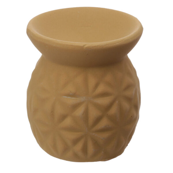 Embossed Triangle Pattern Ceramic Eden Oil Burner - Image 5