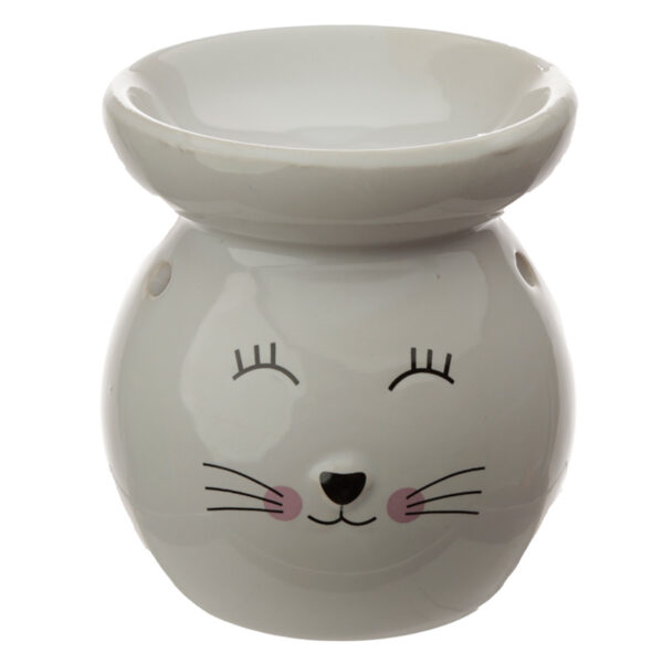 Ceramic Cat Face Ceramic Eden Oil Burner - Image 3