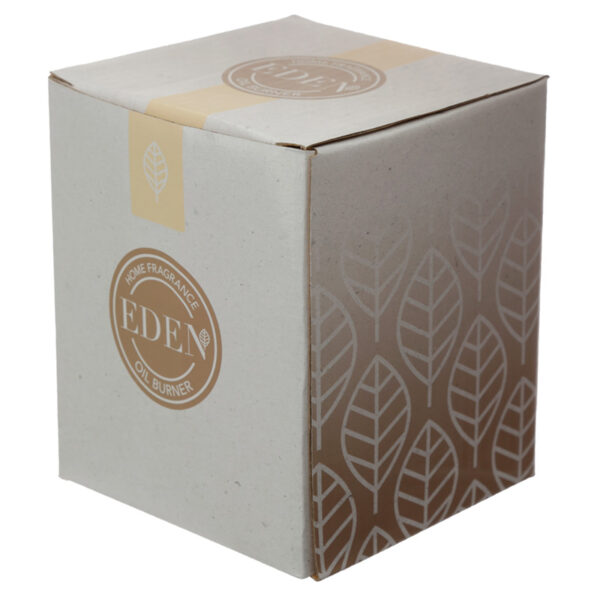 Concrete and Ceramic Grey Pattern Eden Oil Burner - Image 5