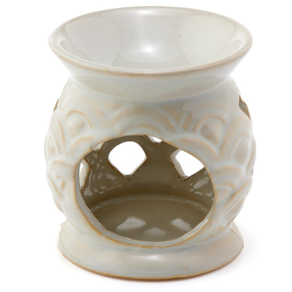 Ceramic Scallop Cut Out Eden Oil Burner - Image 3