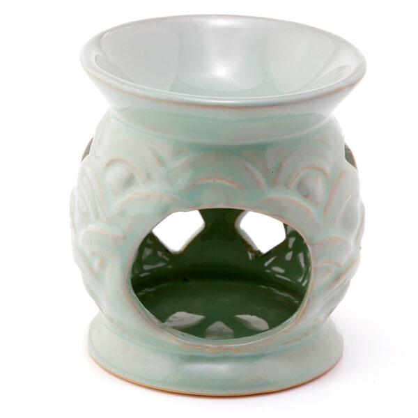 Ceramic Scallop Cut Out Eden Oil Burner - Image 7