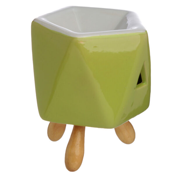 Ceramic Abstract Bold Colours Eden Oil Burner with Feet - Image 3