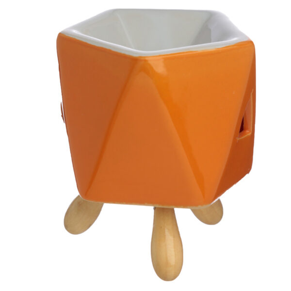 Ceramic Abstract Bold Colours Eden Oil Burner with Feet - Image 4