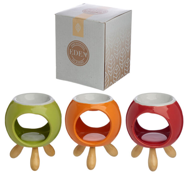 Ceramic Round Eden Oil Burner with Feet - Image 7