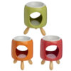Ceramic Cylindrical Eden Oil Burner with Feet
