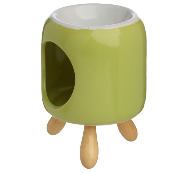 Ceramic Cylindrical Eden Oil Burner with Feet - Image 2