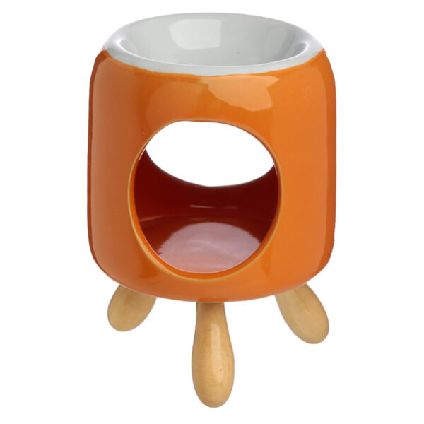 Ceramic Cylindrical Eden Oil Burner with Feet - Image 3