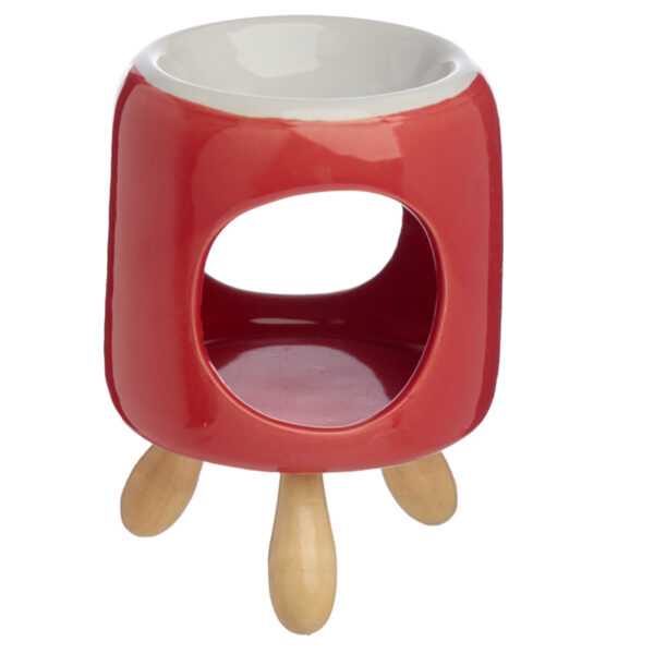 Ceramic Cylindrical Eden Oil Burner with Feet - Image 5