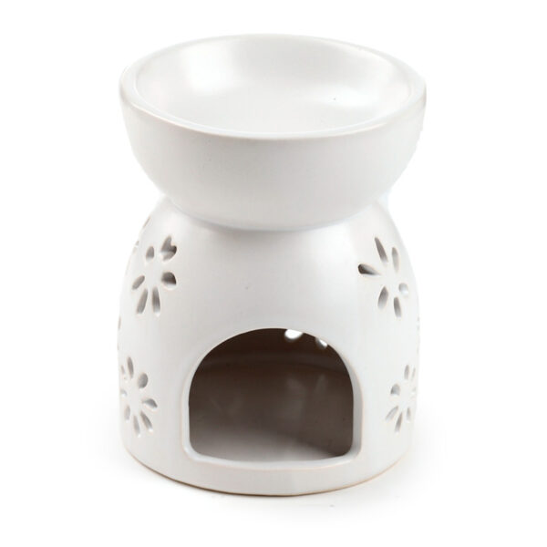 Ceramic Oil & Wax Burner - Daisy Cut-Out - Image 4