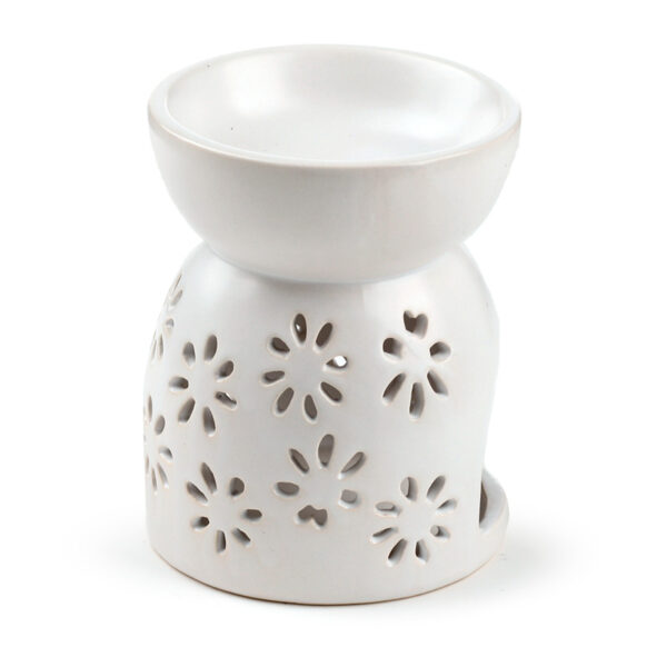 Ceramic Oil & Wax Burner - Daisy Cut-Out - Image 5