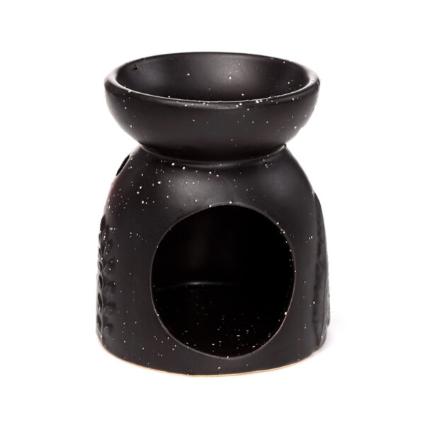 Ceramic Oil & Wax Burner - Eden Stone Effect Embossed Fern - Image 10