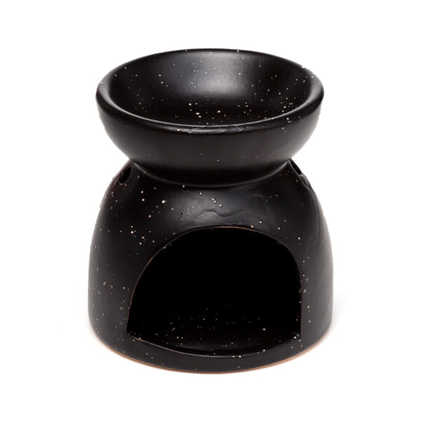 Ceramic Oil & Wax Burner - Eden Stone Effect Embossed Lotus - Image 11
