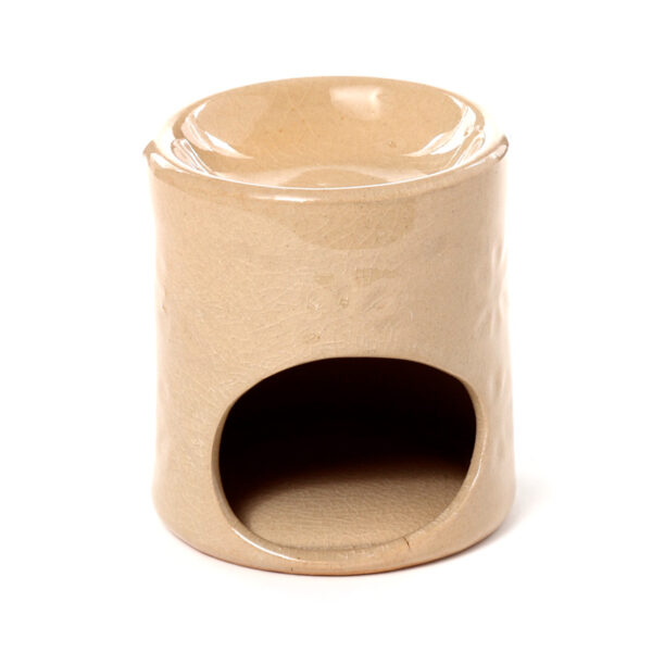 Ceramic Small Oil Burner - Eden Embossed Flower - Image 7