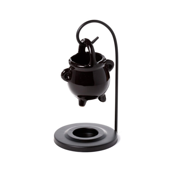 Ceramic Hanging Ceramic Oil Burner - Black Cauldron - Image 3
