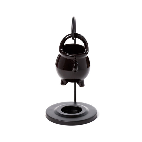 Ceramic Hanging Ceramic Oil Burner - Black Cauldron - Image 5
