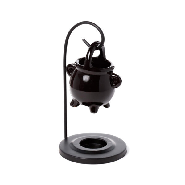 Ceramic Hanging Ceramic Oil Burner - Black Cauldron - Image 6