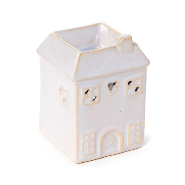 Porcelain Small Oil Burner - Eden House Shaped - Image 3