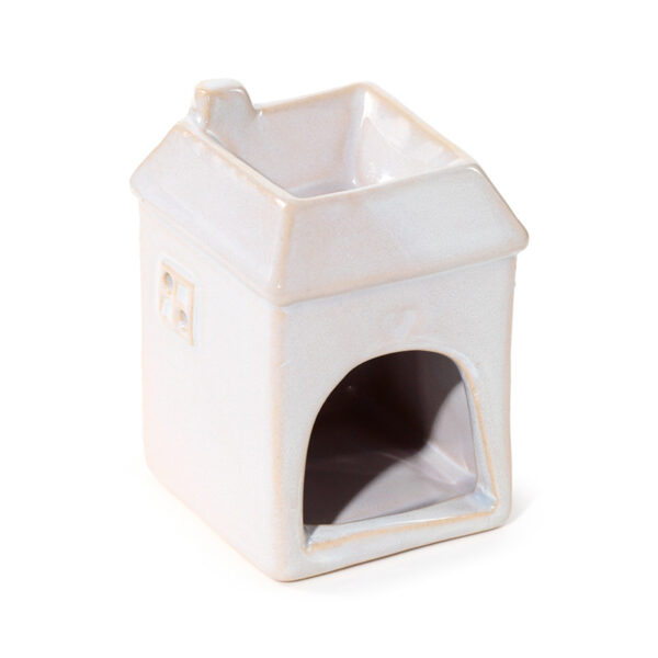 Porcelain Small Oil Burner - Eden House Shaped - Image 7