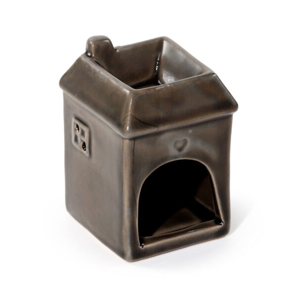 Porcelain Small Oil Burner - Eden House Shaped - Image 9
