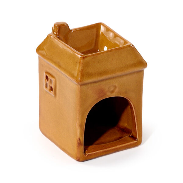 Porcelain Small Oil Burner - Eden House Shaped - Image 10