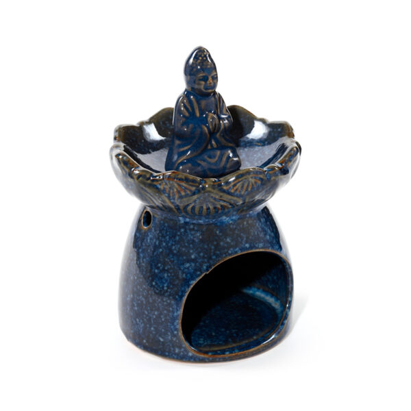 Porcelain Oil Burner - Eden Thai Buddha Lotus Flower - Image 6