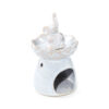 Porcelain Oil Burner - Eden Elephant Lotus Flower - Image 6