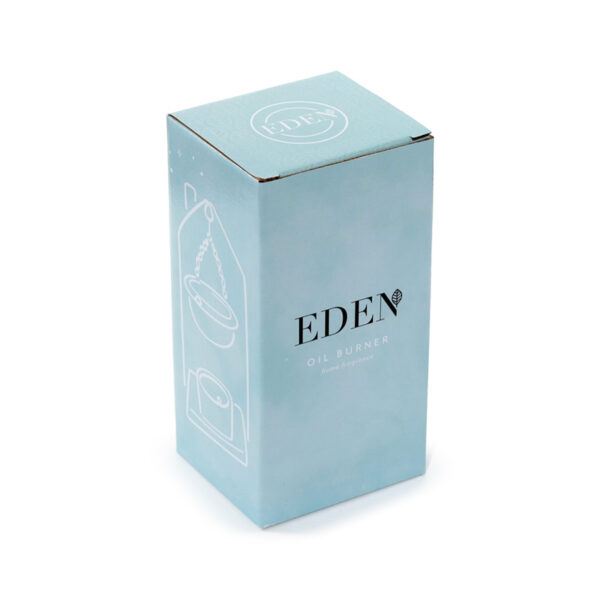 Hanging Porcelain Oil Burner - Eden House Shaped Stand - Image 2
