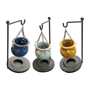 Hanging Porcelain Oil Burner - Eden Cauldron