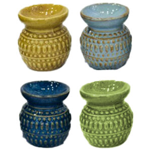 Porcelain Small Oil Burner - Eden Dotty