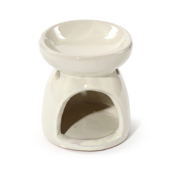Porcelain Small Oil Burner - Eden Tree Motif - Image 8