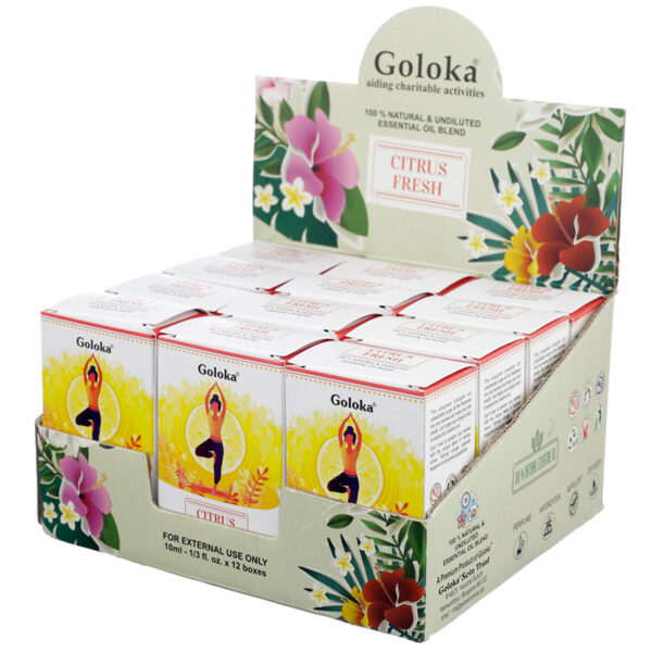 Goloka Blends Essential Oil 10ml - Citrus Fresh - Image 2