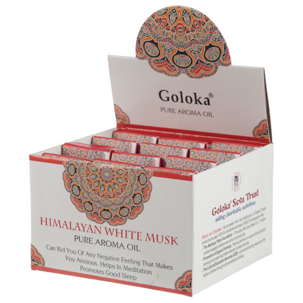 Goloka Fragrance Aroma Oils - Himalayan White Musk - Image 2