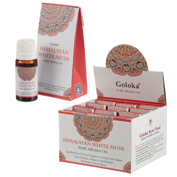 Goloka Fragrance Aroma Oils - Himalayan White Musk - Image 3