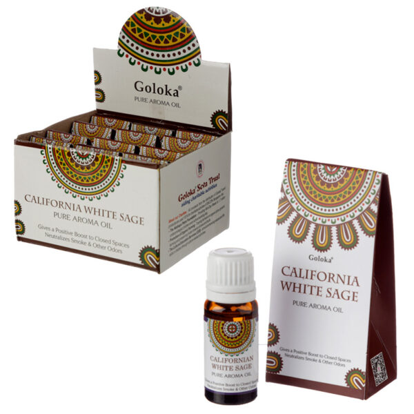 Goloka Fragrance Aroma Oils - California White Sage 10ml - Image 3