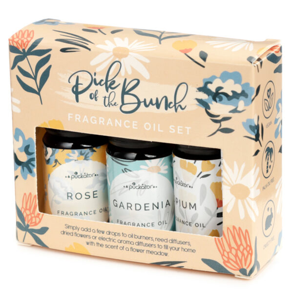 Set of 3 Fragrance Oils - Pick of the Bunch Rose, Honeysuckle, Opium - Image 10