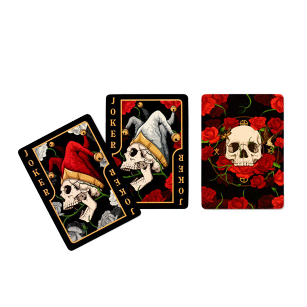 Standard Deck of Playing Cards - Skulls and Roses - Image 3