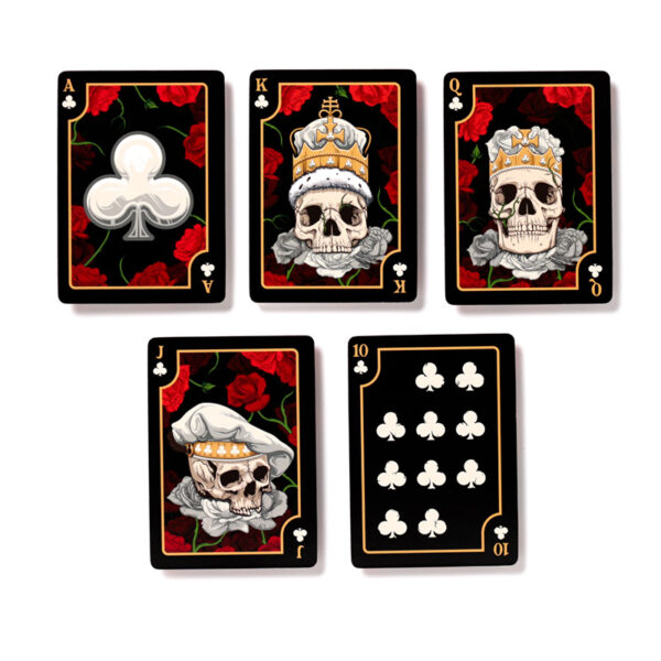 Standard Deck of Playing Cards - Skulls and Roses - Image 5