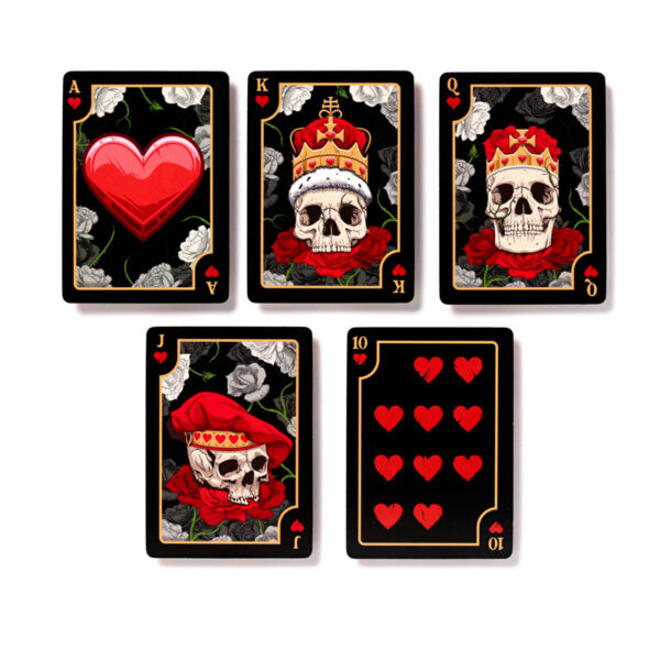 Standard Deck of Playing Cards - Skulls and Roses - Image 6