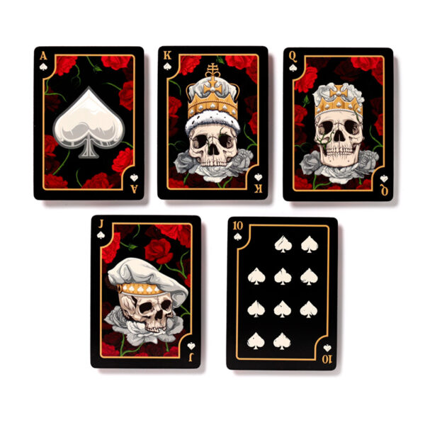 Standard Deck of Playing Cards - Skulls and Roses - Image 7