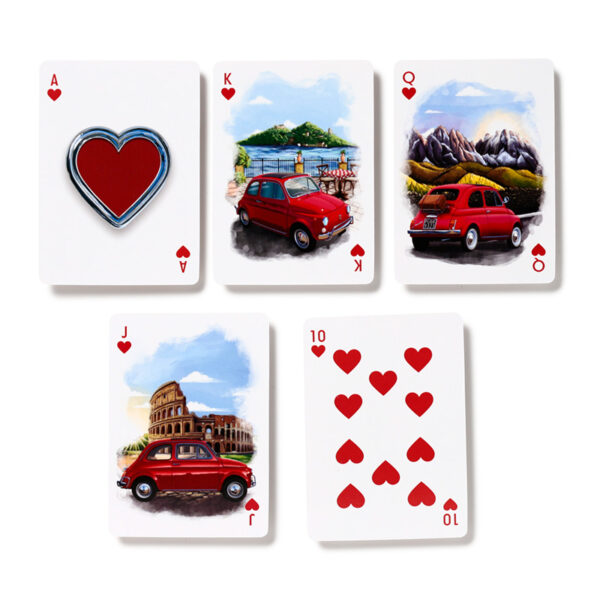 Standard Deck of Playing Cards - Fiat 500 - Image 4