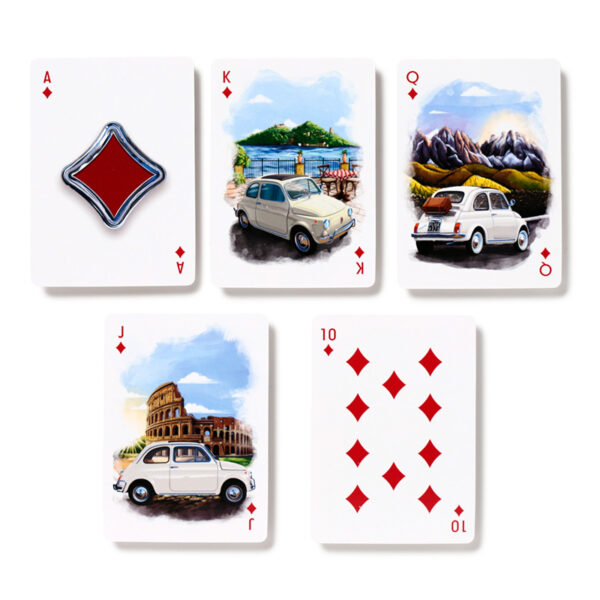 Standard Deck of Playing Cards - Fiat 500 - Image 6