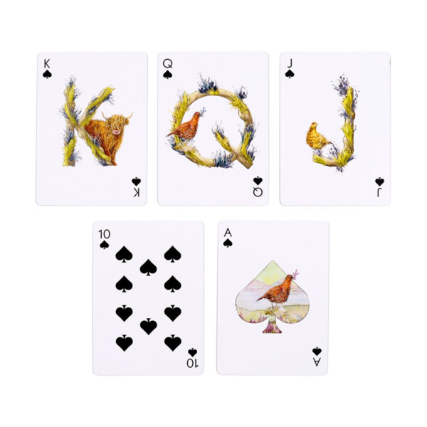 Standard Deck of Playing Cards - Jan Pashley Highland Coo - Image 4